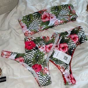 Bikini and two matching bottoms
